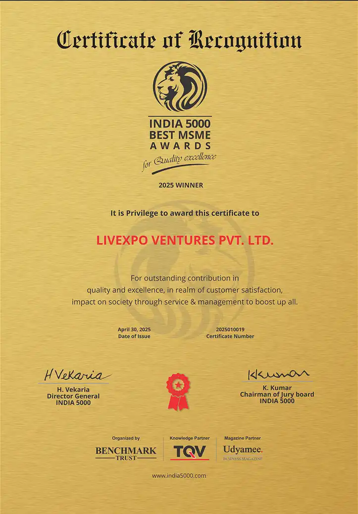 India’s 5000 Best MSME Award 2025